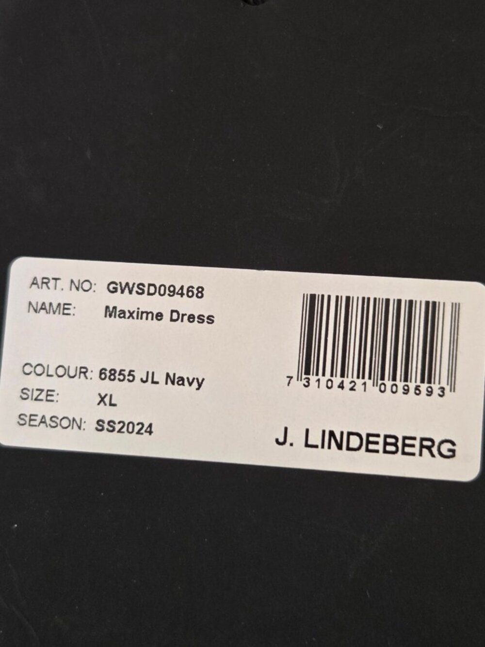 J.Lindeberg Maxime Dress Navy XL‎ Sport Jersey 4way Stretch Golf Tennis NWT - Picture 9 of 14